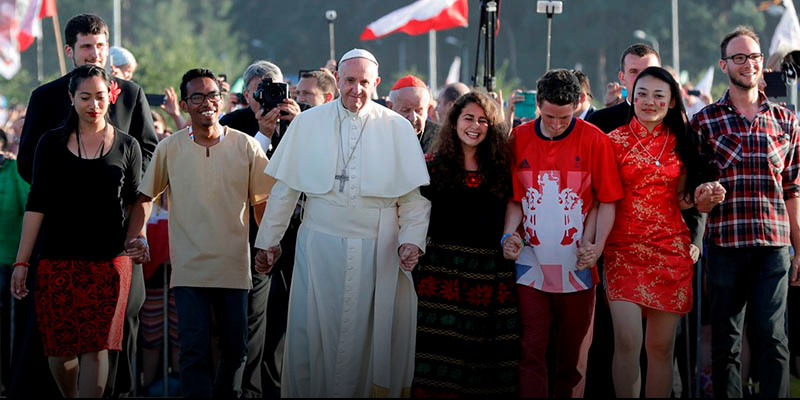 Ferenc pápa üzenete a XXXIII. ifjúsági világnap alkalmából