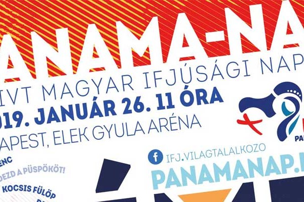 Panama-nap Budapesten a világtalálkozó idején