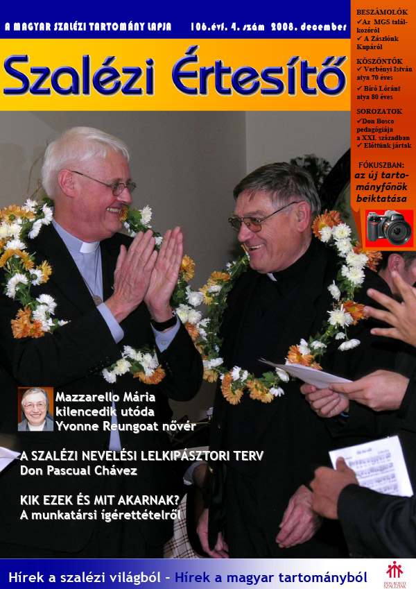 Szalézi Értesítő - 2008-4