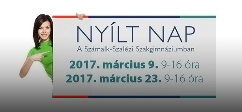 Újbuda – Nyílt napok a SZÁMALK-Szalézi Szakgimnáziumban