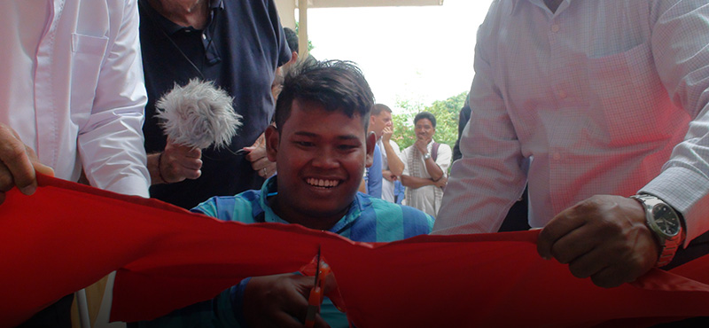 Kambodzsa – Átalakítjuk az épületeket és a fogyatékkal élő diákok életét