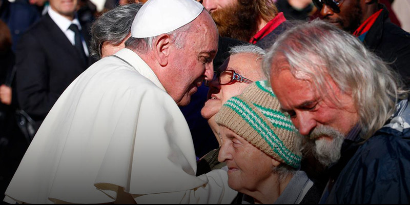 Ferenc pápa üzenete a Szegények 1. Világnapjára