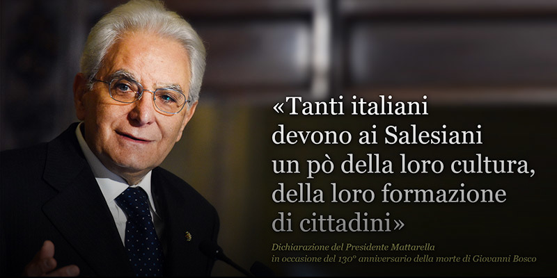 Olaszország - Sergio Mattarella nyilatkozata Don Bosco halálának évfordulójára