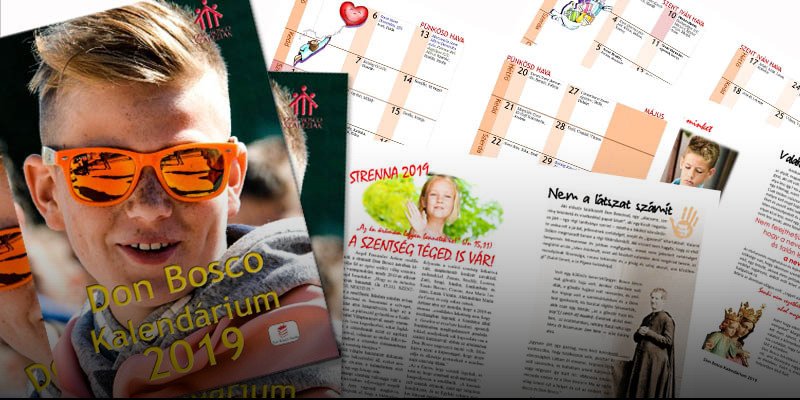 Don Bosco Kalendárium 2019 - új köntösben, régi áron!