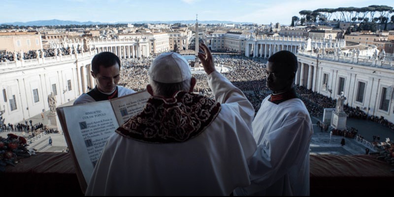 Ferenc pápa Urbi et Orbi üzenete 2018 karácsonyán
