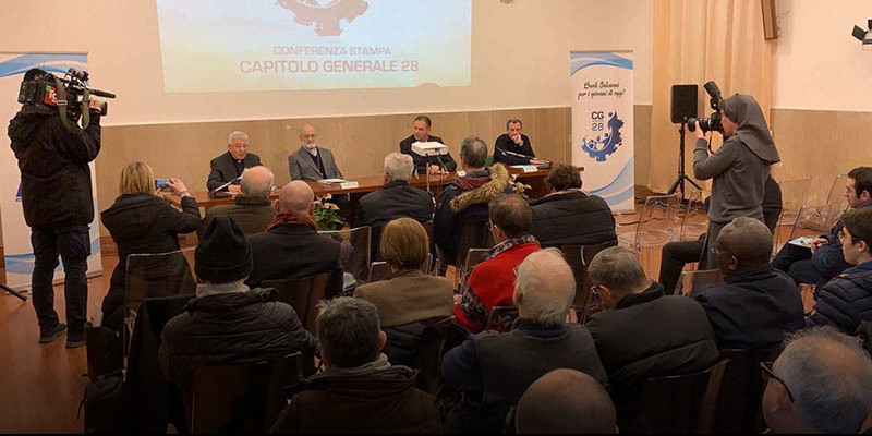 Róma – Sajtótájékoztató a közelgő 28. Egyetemes Káptalanról
