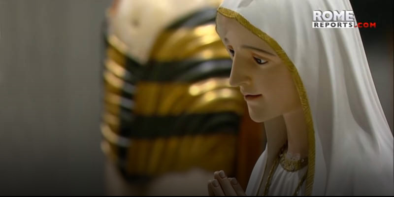Ferenc pápa felajánló imája Mária Szeplőtelen Szívének