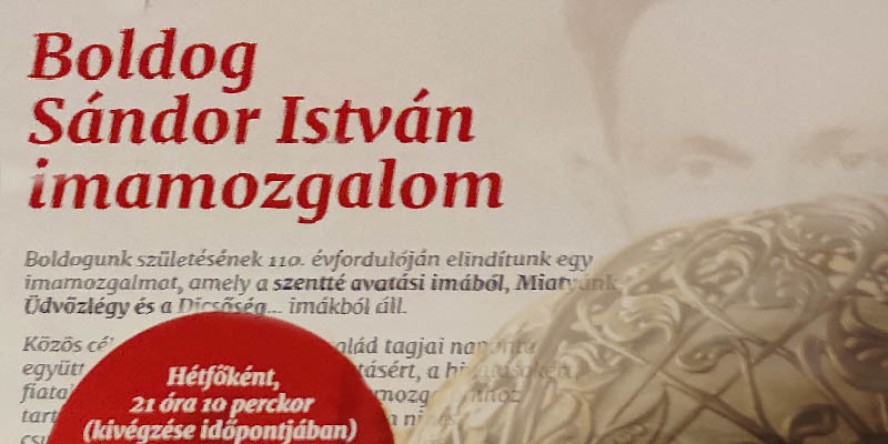 Boldog Sándor István imamozgalom