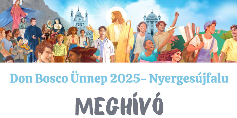 Meghívó tartományi Don Bosco ünnepre 2025.