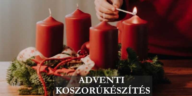 Adventi koszorúkészítés Péliföldszentkereszten