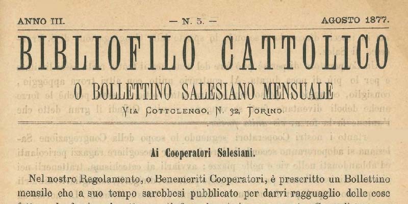 A Bollettino Salesiano nem csak egy újabb magazin