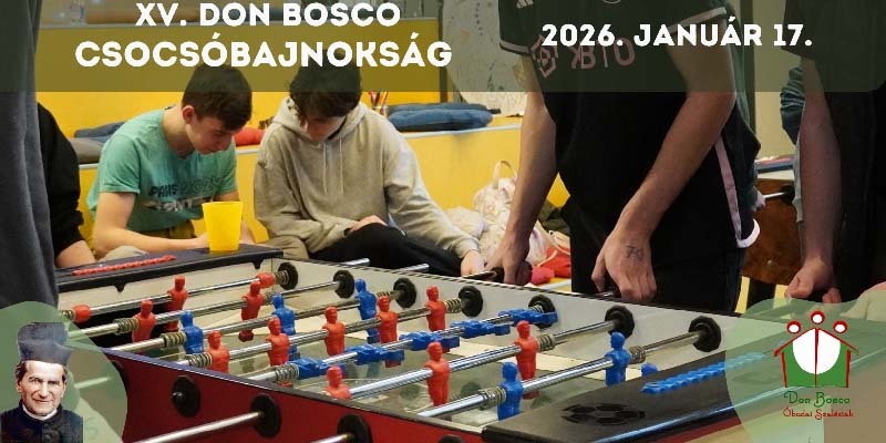 Óbuda – Meghívó a XV. Don Bosco Csocsóbajnokságra