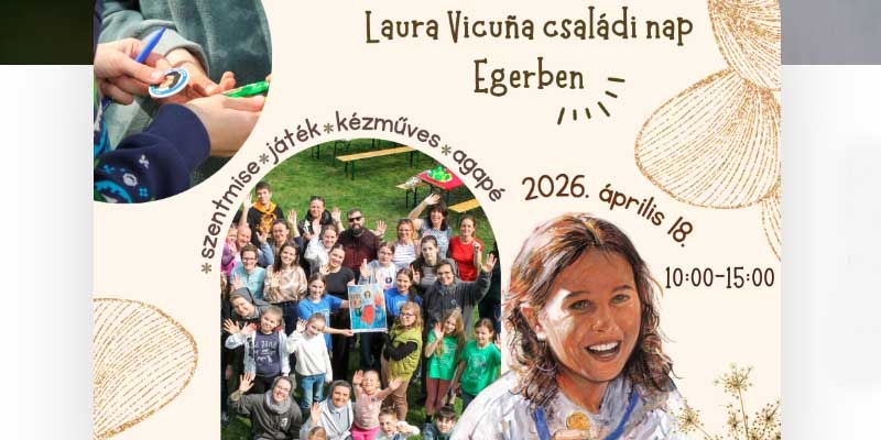 Meghívó Laura Vicuña családi napra Egerbe