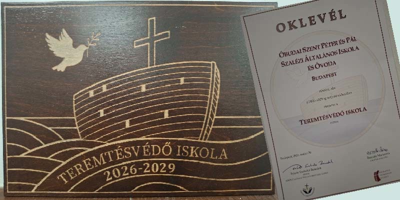 Óbuda – Teremtésvédő iskola lett a Péter-Pál!