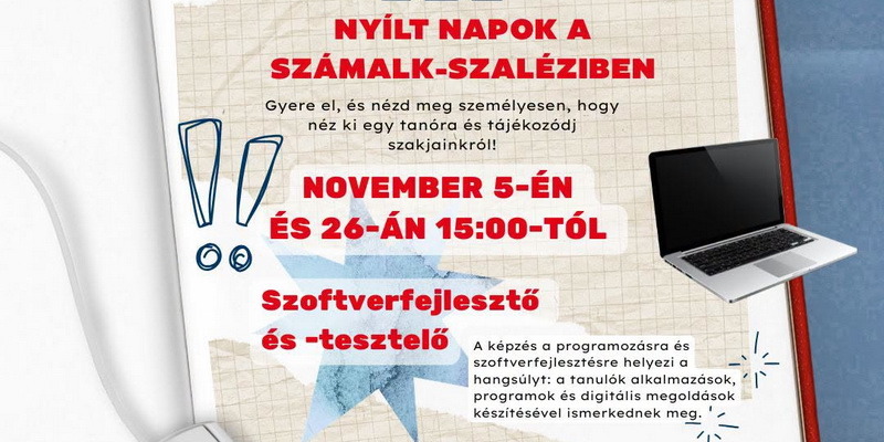 Újbuda - Nyílt napok a SZÁMALK-Szalézi Technikum és Szakgimnáziumban