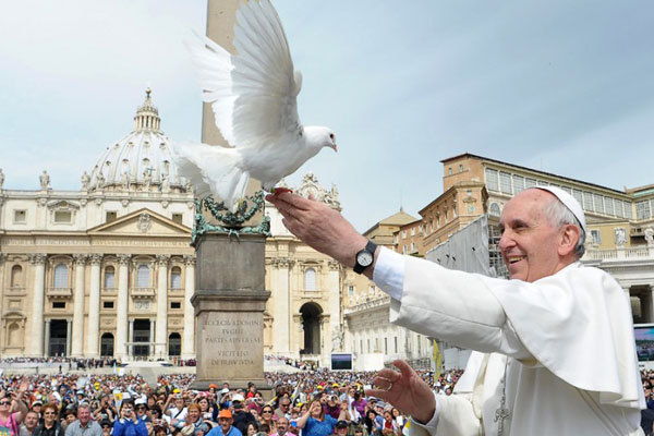 Ferenc pápa üzenete a béke 50. világnapjára