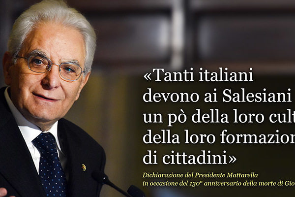 Olaszország - Sergio Mattarella nyilatkozata Don Bosco halálának évfordulójára