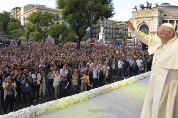 Ferenc pápa beszéde a fiatalokhoz Palermóban