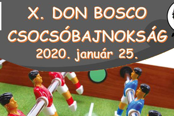 Meghívó a X. Don Bosco Csocsóbajnokságra Óbudán