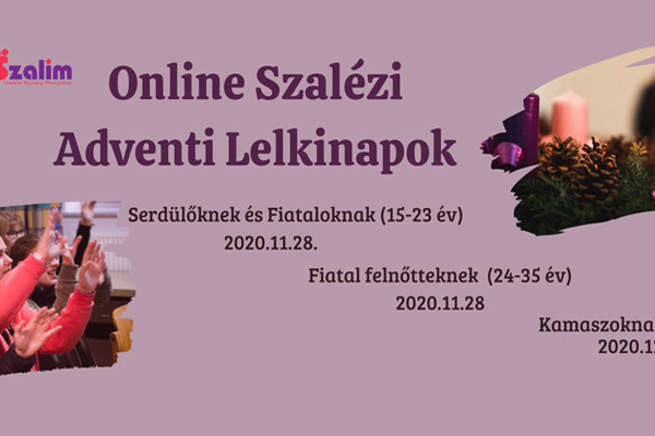 Online adventi szalézi lelki napok