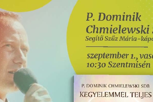 Óbuda - Dominik Chmielewski atya a Segítő Szűz Mária kápolnában