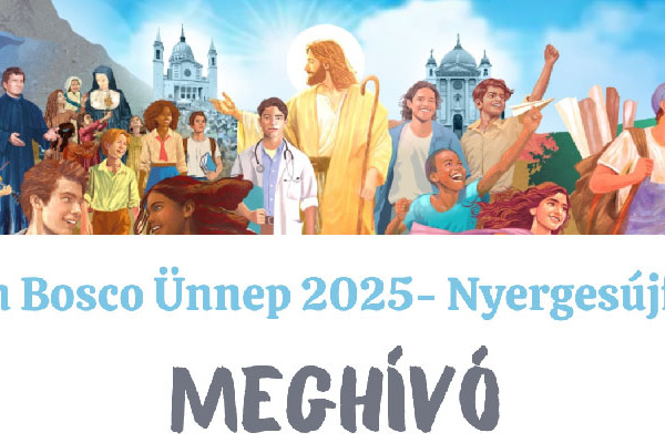 Meghívó tartományi Don Bosco ünnepre 2025.