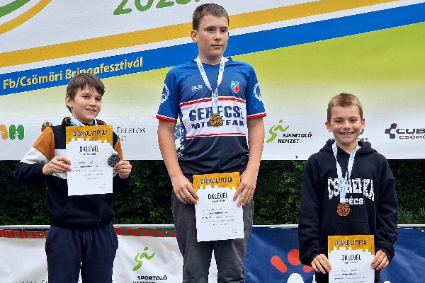Két aranyérmet hoztak el a zafférys diákok a csömöri MTB Diákolimpiáról!