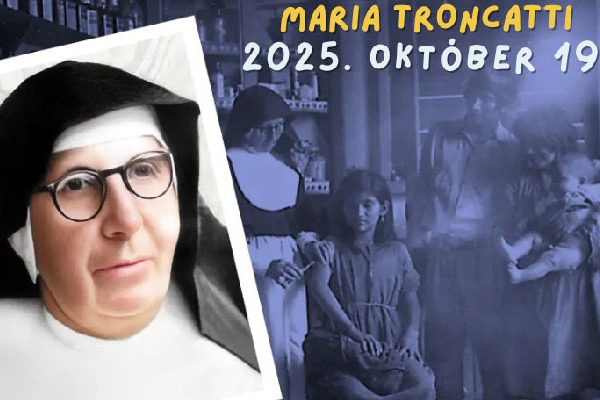 Vatikán - Küszöbön áll Maria Troncatti szalézi missziós nővér szentté avatása
