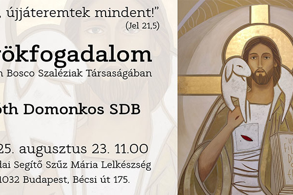 Meghívó Tóth Domonkos örökfogadalomtételére