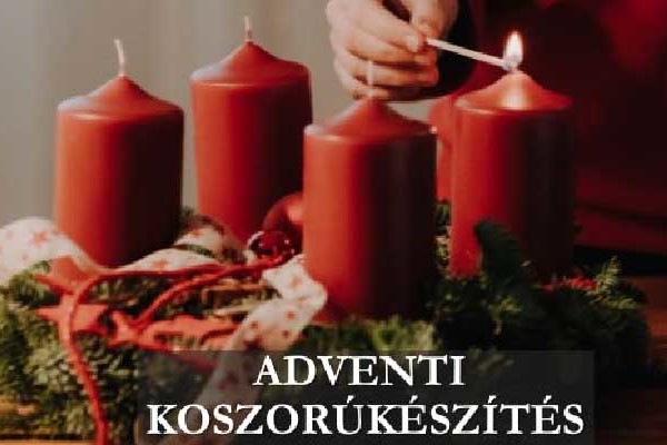 Adventi koszorúkészítés Péliföldszentkereszten
