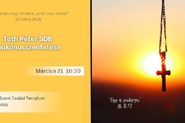 Meghívó diakónusszentelésre