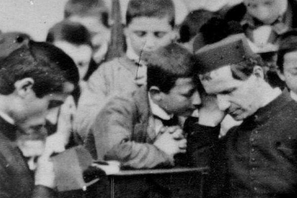 Don Bosco gyónásra hív