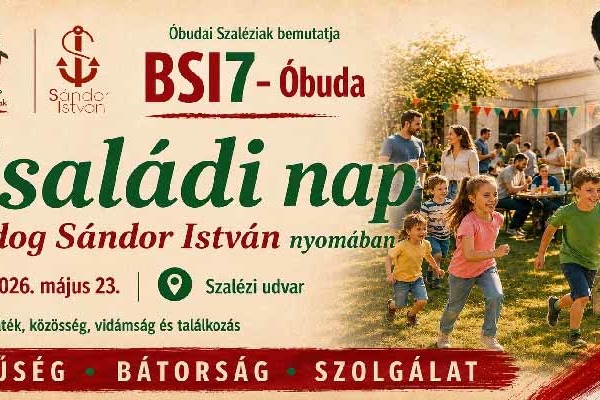 Óbuda - Boldog Sándor István hét az óbudai szaléziaknál