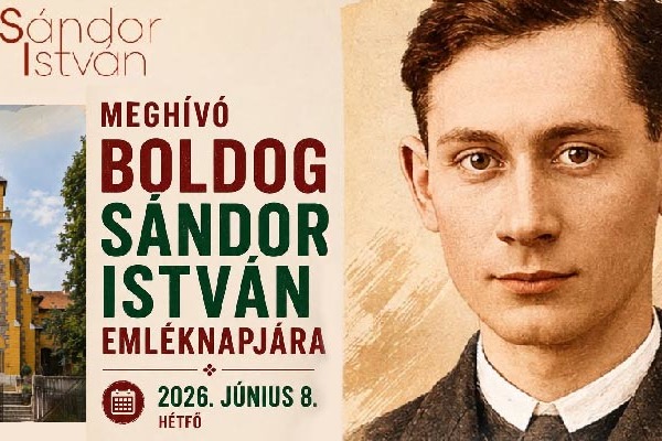Boldogunk, Sándor István emléknapján: 2026. június 8.